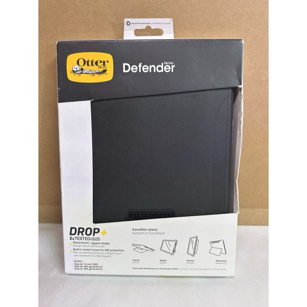 OtterBox Defender Series Case for iPad Air 11-inch - Black